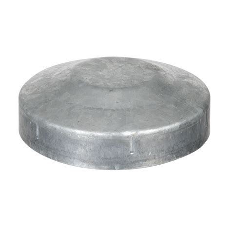 100mm Round Galvanised Steel Post Cap