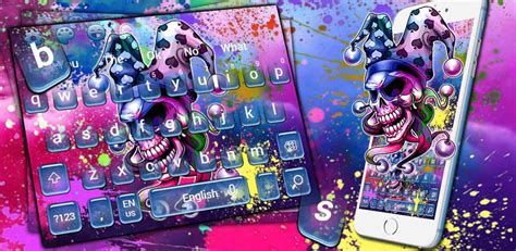 Colorful Joker Skull Keyboard Theme - Latest version for Android - Download APK