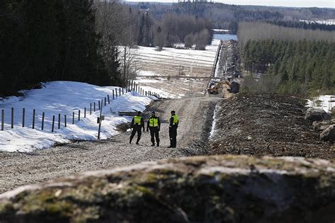 Finland starts work on its border fence | Northwest Arkansas Democrat-Gazette