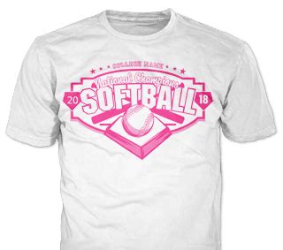 Softball Team T-Shirt Design Ideas from ClassB