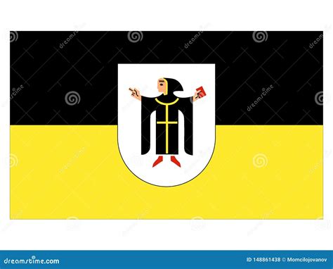 Flag of the German City of Munich Stock Vector - Illustration of eagle, hannover: 148861438