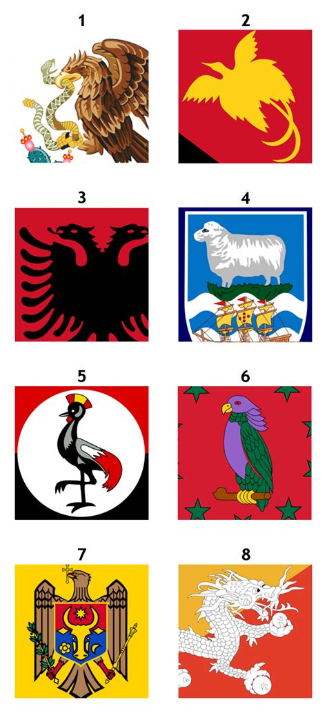 The Trivial Eye: Animals on Flags - Sport.Woot