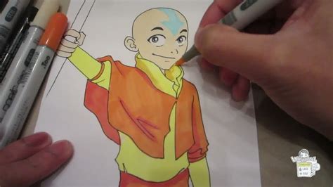 How to draw Avatar Aang - YouTube