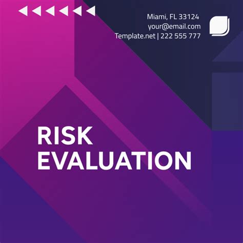 Risk Evaluation Template - Edit Online & Download Example | Template.net