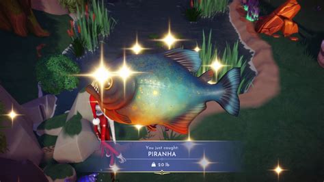 How to catch a Piranha in Disney Dreamlight Valley