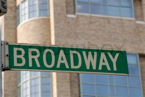 Broadway street sign | Stock image | Colourbox