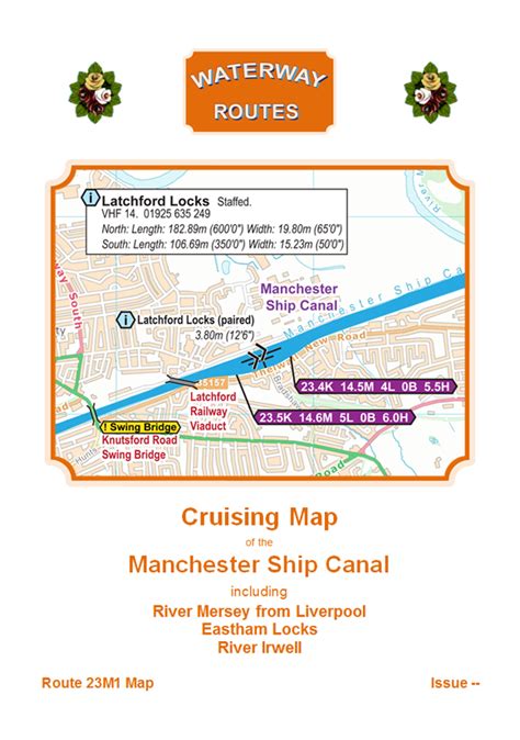 Manchester Ship Canal Maps – Waterway Routes