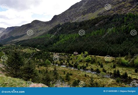 Scenic Views of Valley in the Lakes District Stock Image - Image of ...