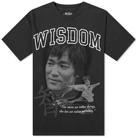 Awake NY Bruce Lee T-Shirt Washed Black | END.