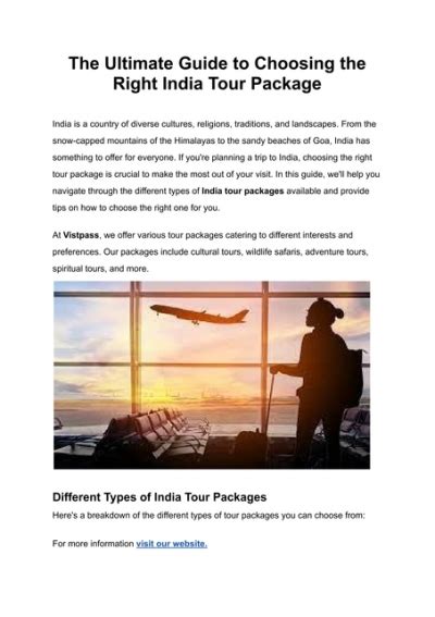 The Ultimate Guide to Choosing the Right India Tour Package