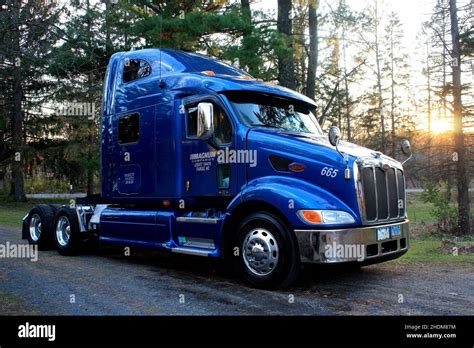 Blue Freight Truck