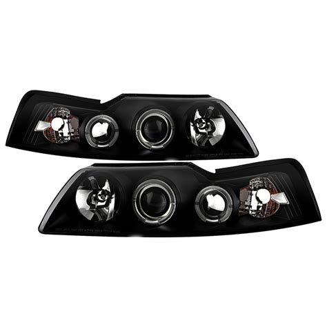 Spyder Auto | Ford Mustang 99-04 Projector Headlights - LED Halo ...