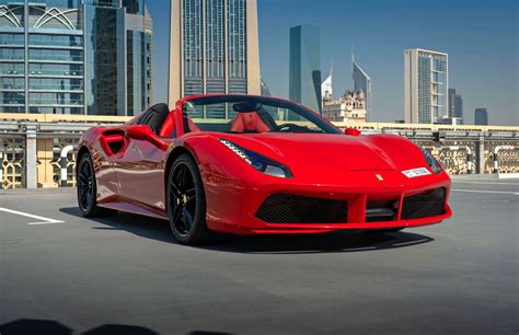 FERRARI 488 SPIDER RED R » MARSEL LUXURY CAR RENTAL