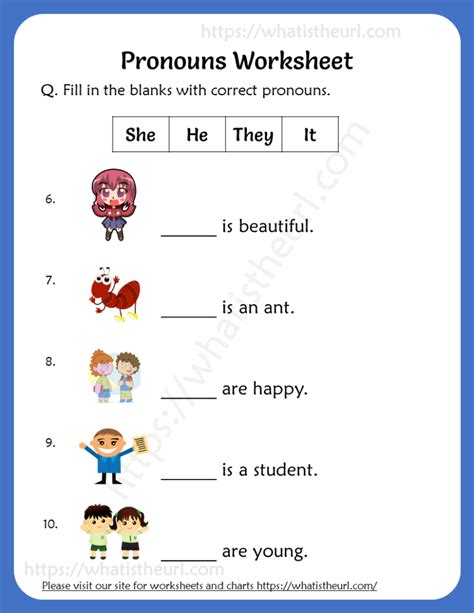 pronouns-worksheet-3 - Your Home Teacher