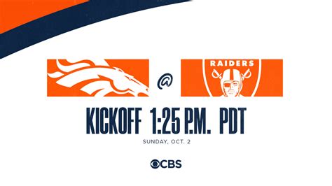 Denver Broncos at Las Vegas Raiders: How to stream, watch on TV and ...