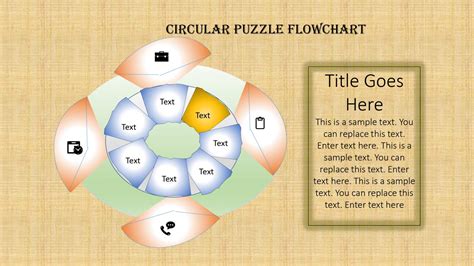 Circular flowchart Template Slide - Slidevilla