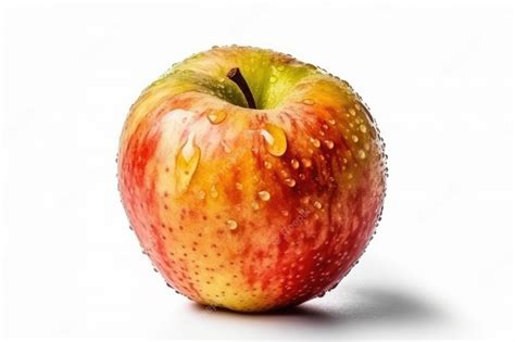 Premium AI Image | Apple isolated on white background