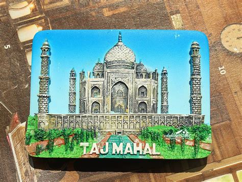 Taj Mahal India Tourist Travel Souvenir 3D Metal Fridge Magnet Gift Shopping made easy and fun ...