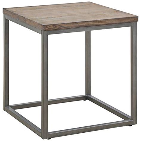 Klaussner Southport Wire Brushed Driftwood Gray End Table - #23W22 | Lamps Plus