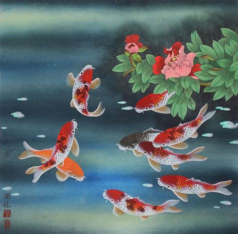 My Dreams...: Koi Fish Chinese Paintings...