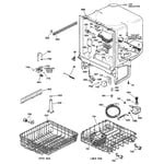 Looking for Hotpoint model HDA3400G02WW dishwasher repair & replacement parts?