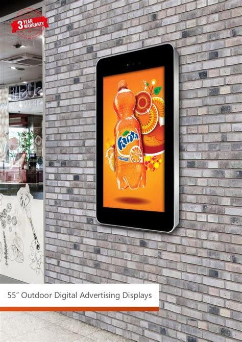 55 inch Outdoor Digital Advertising Displays