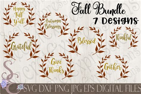 Fall SVG Bundle By SecretExpressionsSVG | TheHungryJPEG