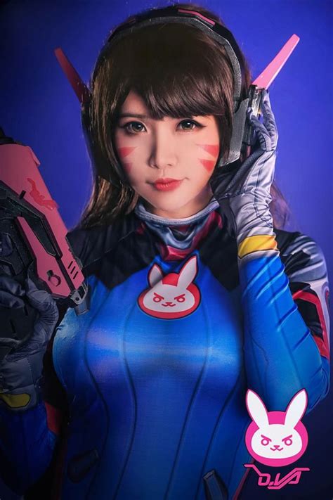 D.Va from Overwatch by Hana Bunny @ instagram.com/hana.bunny_bunny ...