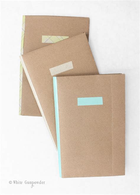 Back to School, DIY Brown Paper Book Covers - White Gunpowder