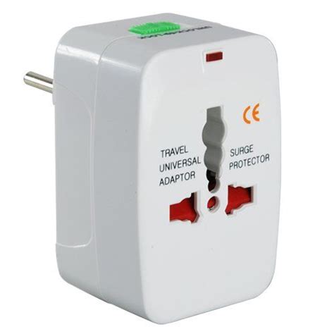 Travel Universal All In One Adapter + Surge Protector For International ...