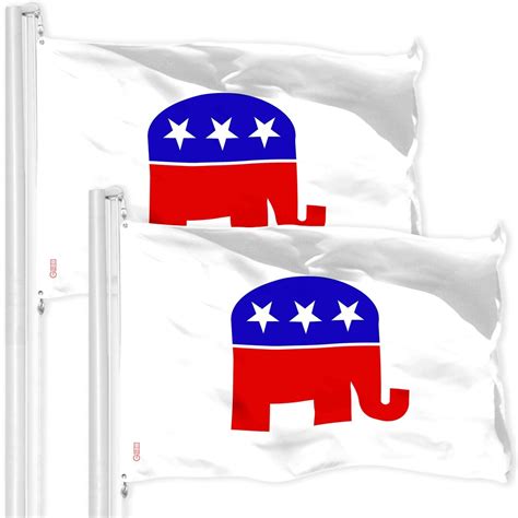 G128 2 Pack: Republican Party Flag 3x5 Ft Liteweave Pro - Etsy