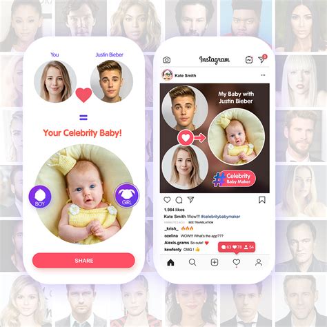 Celebrity Baby Maker – Generator of future Baby face