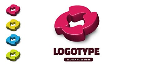 Free 3D Logo Vector Template - Free Logo Design Templates