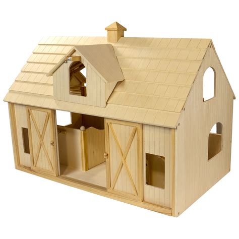 Breyer Traditional Deluxe Wood Horse Barn w/ Cupola Toy Model - Walmart ...