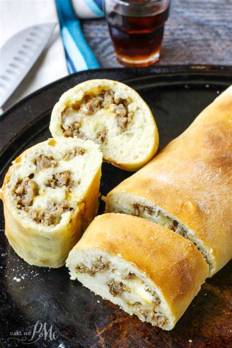 Homemade Sausage Cheese Stromboli Recipe