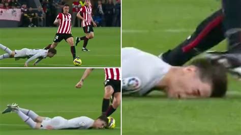 Gavi risks serious injury with 'fearless' head-first slide tackle, fans can't believe he did it