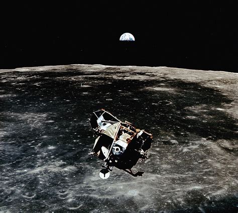 Apollo 11 Lunar Module, 1969 Photograph by Michael Collins - Fine Art ...