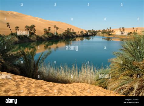 Ubari lakes hi-res stock photography and images - Alamy