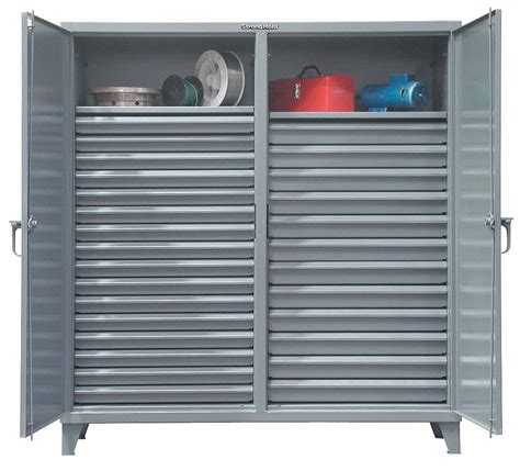 STRONG HOLD Heavy Duty Storage Cabinet, Dark Gray, 78 in H X 72 in W X 24 in D, Assembled ...