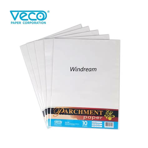 Veco Elit Parchment Paper 8.5x11 80gsm | Shopee Philippines