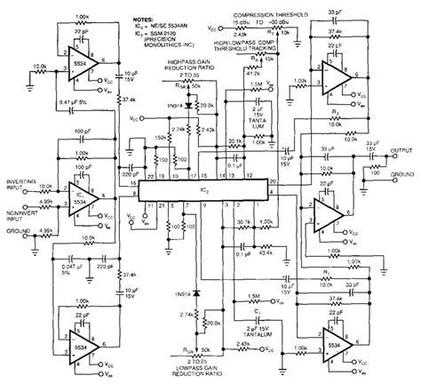 Guitar Compressor Circuit Diagram