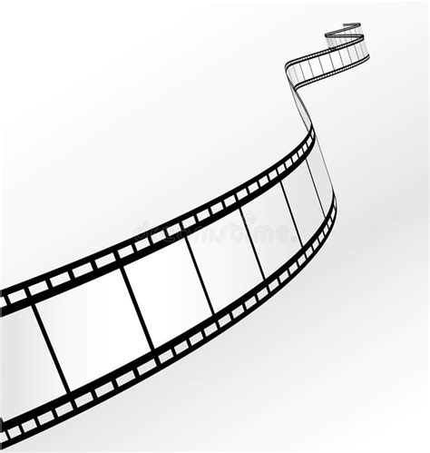 Vector film strip stock vector. Illustration of clip, filmstrip - 6572679