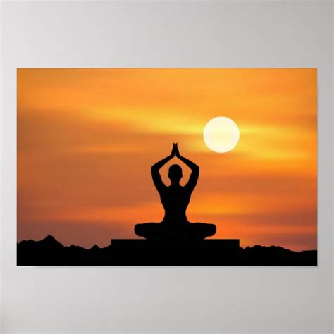 Yoga - Meditation Poster | Zazzle.com