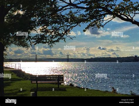 View of a bridge on Mississippi river Stock Photo - Alamy