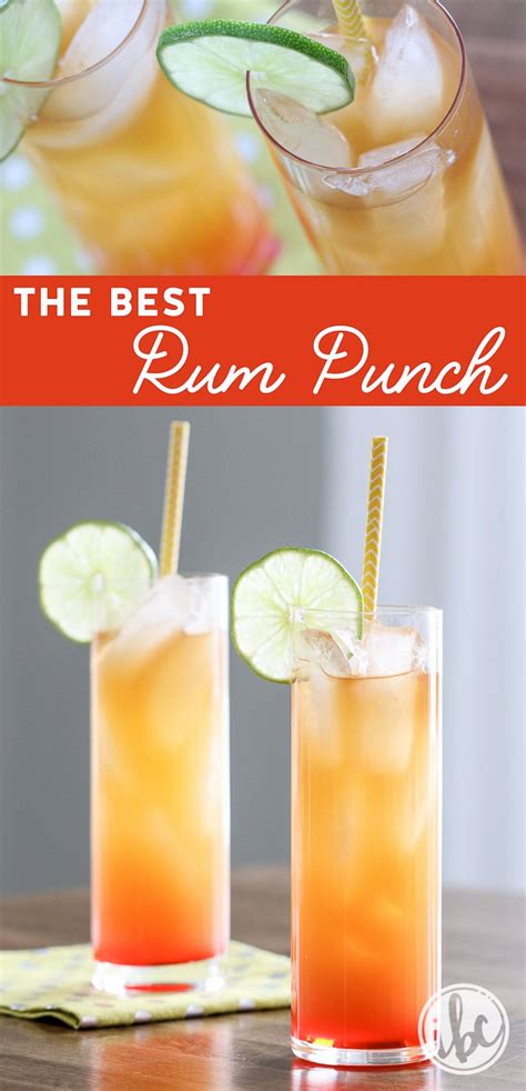 Rum Punch - an easy rum punch recipe loaded with tropical flavor