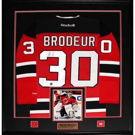 Martin Brodeur New Jersey Devils Signed Jersey Frame - Free Shipping ...