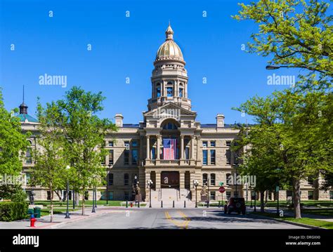 Wyoming State Capitol, Cheyenne, Wyoming, USA Stock Photo - Alamy