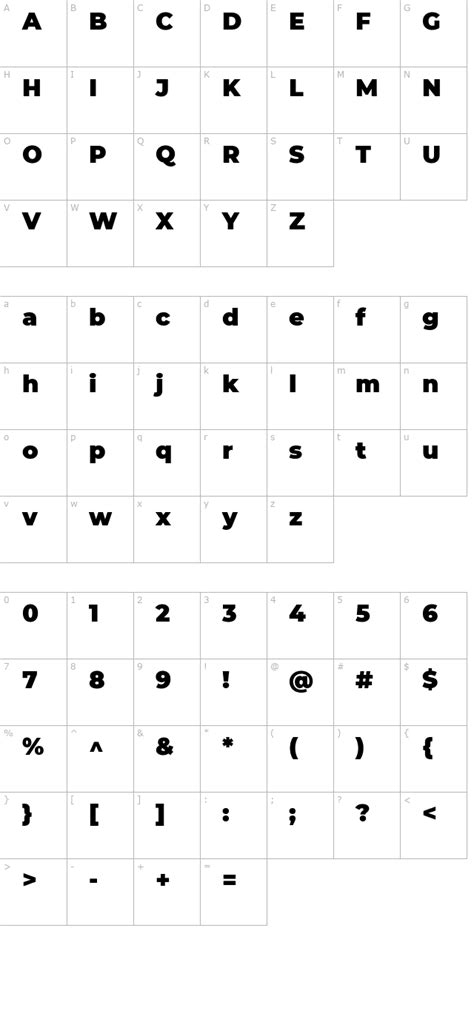 Download Montserrat Black Font - Free Font Download - FontPalace.com