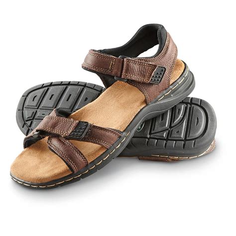 Men's Dr. Scholl's Gus Sandals, Briar - 590539, Sandals & Flip Flops at Sportsman's Guide