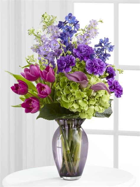 Spring Flowers in Vase – Cardinal Funeral Homes Store